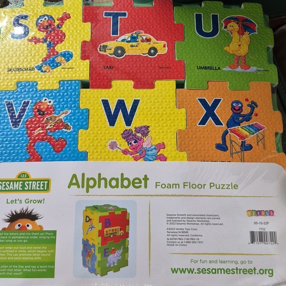 Sesame Street Alphabet Foam Floor Puzzle - Picture 5 of 5